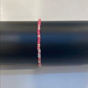 Coral Beaded Bracelet